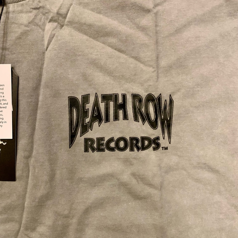 Death Row Records T-Shirt (NWT)
Greatest Hits Graphic on Back